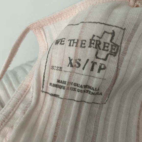 We the free pink sheer tank sz- XS - Picture 7 of 7